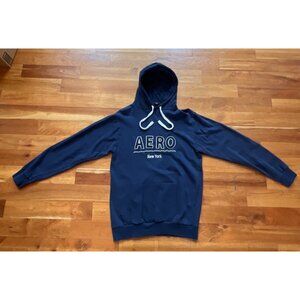 Aéropostale New York Navy Hoodie -Sleepwear Medium